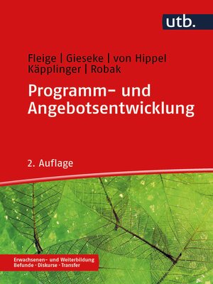 cover image of Programm- und Angebotsentwicklung